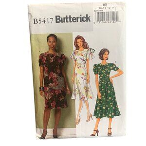 Butterick B5417 Misses' Dress Pattern Sizes 8-14 Easy Sewing uncut